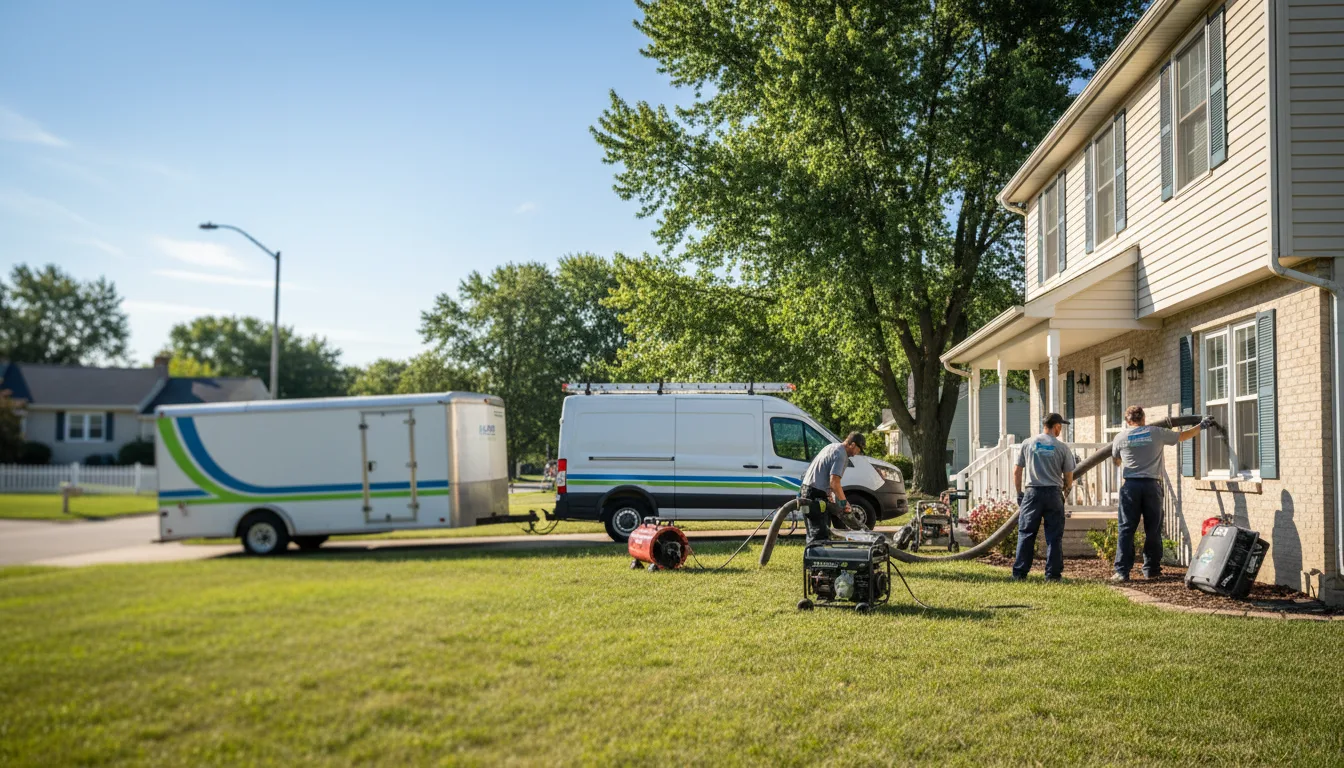 Flooded Basement Restoration And Cleanup With Repair in Stronghurst, IL near me